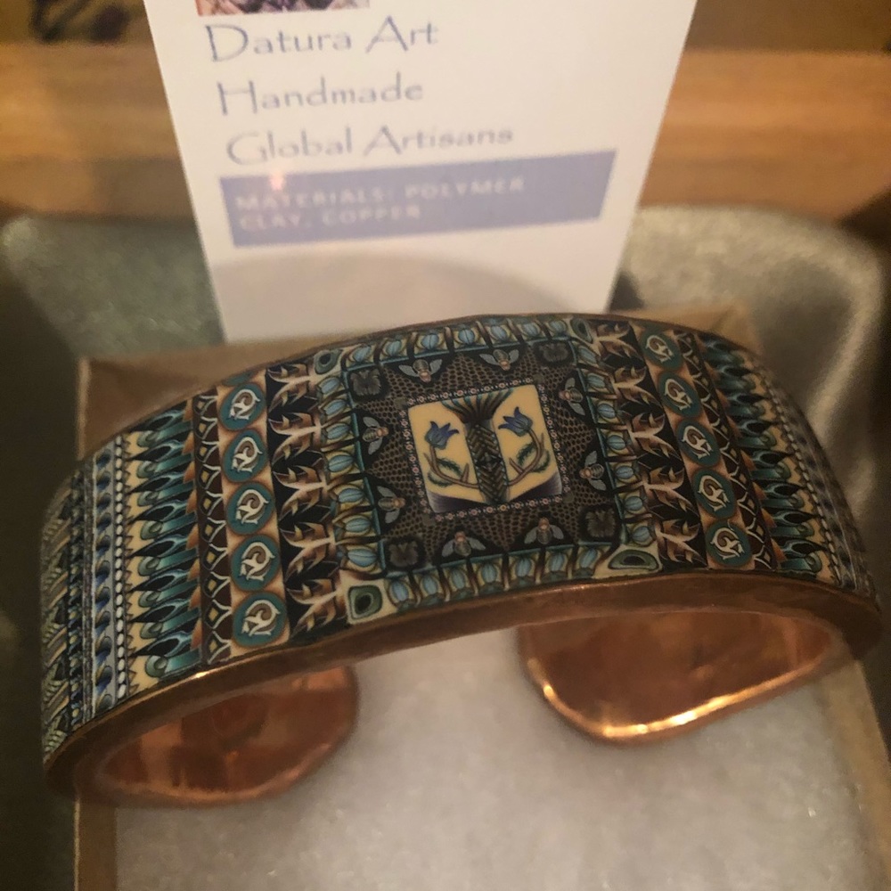 Palm Copper Cuff 2 - Picture 5 of 8